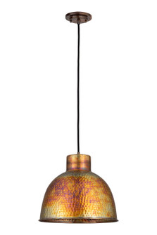 Downtown Urban One Light Pendant in Burnt Copper (405|6501PBC14)