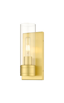 Downtown Urban One Light Wall Sconce in Satin Gold (405|6171WSGG6178CL)