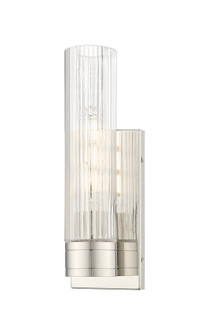 Downtown Urban One Light Wall Sconce in Polished Nickel (405|6171WPNG61711SCL)