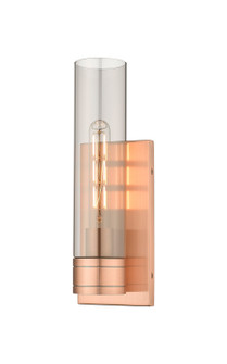 Downtown Urban One Light Wall Sconce in Antique Copper (405|6171WACG61711SM)