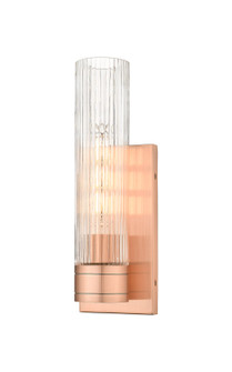 Downtown Urban One Light Wall Sconce in Antique Copper (405|6171WACG61711SCL)