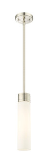 Downtown Urban One Light Mini Pendant in Polished Nickel (405|6171SPNG61711WH)