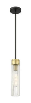 Downtown Urban One Light Mini Pendant in Black Antique Brass (405|6171SBABG61711SCL)