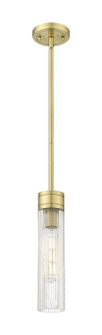 Downtown Urban One Light Mini Pendant in Antique Brass (405|6171SABG61711SCL)