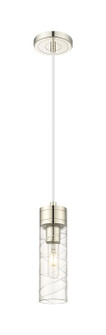 Downtown Urban One Light Mini Pendant in Polished Nickel (405|6171PPNG6178DE)