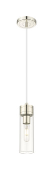 Downtown Urban One Light Mini Pendant in Polished Nickel (405|6171PPNG6178CL)