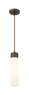 Downtown Urban One Light Mini Pendant in Oil Rubbed Bronze (405|6171POBG61711WH)