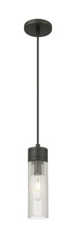 Downtown Urban One Light Mini Pendant in Matte Black (405|6171PBKG6178SCL)