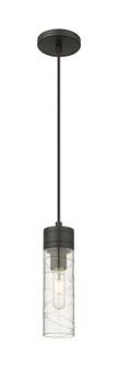 Downtown Urban One Light Mini Pendant in Matte Black (405|6171PBKG6178DE)