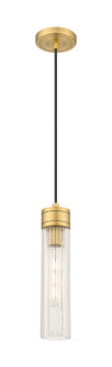 Downtown Urban One Light Mini Pendant in Brushed Brass (405|6171PBBG61711SCL)