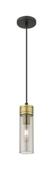 Downtown Urban One Light Mini Pendant in Black Antique Brass (405|6171PBABG6178SM)