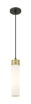 Downtown Urban One Light Mini Pendant in Black Antique Brass (405|6171PBABG61711SWH)