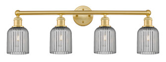 Edison Four Light Bath Vanity in Satin Gold (405|6164WSGG5595SM)