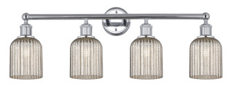 Edison Four Light Bath Vanity in Polished Chrome (405|6164WPCG5595ME)