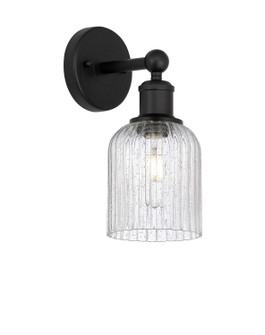Edison One Light Wall Sconce in Matte Black (405|6161WBKG5595SDY)