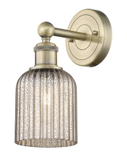 Edison One Light Wall Sconce in Antique Brass (405|6161WABG5595ME)