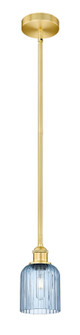 Edison One Light Mini Pendant in Satin Gold (405|6161SSGG5595BL)