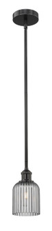 Edison One Light Mini Pendant in Matte Black (405|6161SBKG5595SM)