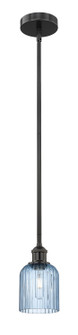 Edison One Light Mini Pendant in Matte Black (405|6161SBKG5595BL)