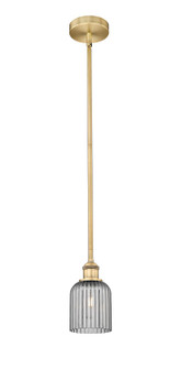 Edison One Light Mini Pendant in Brushed Brass (405|6161SBBG5595SM)