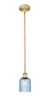 Edison One Light Mini Pendant in Brushed Brass (405|6161SBBG5595BL)