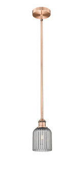 Edison One Light Mini Pendant in Antique Copper (405|6161SACG5595SM)