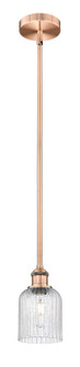 Edison One Light Mini Pendant in Antique Copper (405|6161SACG5595SDY)