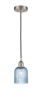 Edison One Light Mini Pendant in Brushed Satin Nickel (405|6161PSNG5595BL)