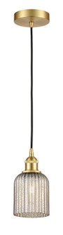 Edison One Light Mini Pendant in Satin Gold (405|6161PSGG5595ME)