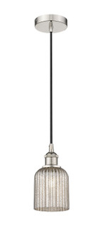 Edison One Light Mini Pendant in Polished Nickel (405|6161PPNG5595ME)
