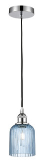 Edison One Light Mini Pendant in Polished Chrome (405|6161PPCG5595BL)