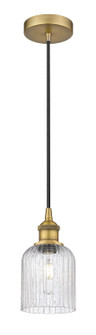 Edison One Light Mini Pendant in Brushed Brass (405|6161PBBG5595SDY)