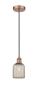 Edison One Light Mini Pendant in Antique Copper (405|6161PACG5595ME)