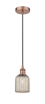 Edison One Light Mini Pendant in Antique Copper (405|6161PACG5595ME)