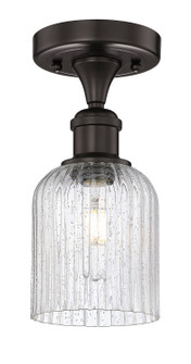 Edison One Light Semi-Flush Mount in Oil Rubbed Bronze (405|6161FOBG5595SDY)