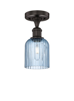 Edison One Light Semi-Flush Mount in Oil Rubbed Bronze (405|6161FOBG5595BL)