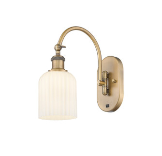 Ballston One Light Wall Sconce in Brushed Brass (405|5181WBBG5595GWH)