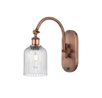 Ballston One Light Wall Sconce in Antique Copper (405|5181WACG5595SDY)
