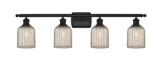 Ballston Four Light Bath Vanity in Matte Black (405|5164WBKG5595ME)