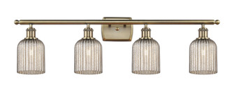 Ballston Four Light Bath Vanity in Antique Brass (405|5164WABG5595ME)
