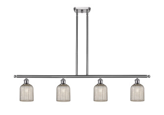 Ballston Four Light Island Pendant in Brushed Satin Nickel (405|5164ISNG5595ME)