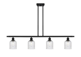 Ballston Four Light Island Pendant in Matte Black (405|5164IBKG5595SDY)