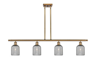Ballston Four Light Island Pendant in Brushed Brass (405|5164IBBG5595SM)