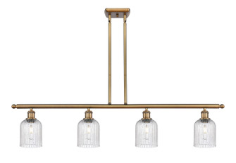 Ballston Four Light Island Pendant in Brushed Brass (405|5164IBBG5595SDY)