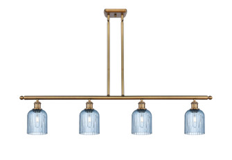 Ballston Four Light Island Pendant in Brushed Brass (405|5164IBBG5595BL)