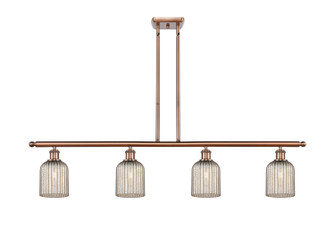 Ballston Four Light Island Pendant in Antique Copper (405|5164IACG5595ME)