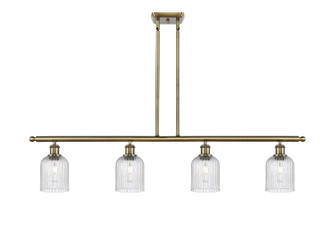 Ballston Four Light Island Pendant in Antique Brass (405|5164IABG5595SDY)