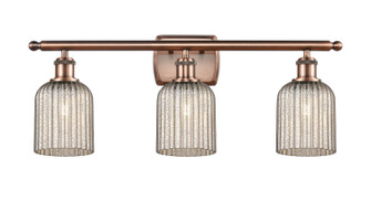 Ballston Three Light Bath Vanity in Antique Copper (405|5163WACG5595ME)