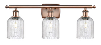 Ballston Three Light Bath Vanity in Antique Copper (405|5163WACG5595SDY)