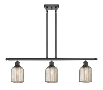 Ballston Three Light Island Pendant in Oil Rubbed Bronze (405|5163IOBG5595ME)